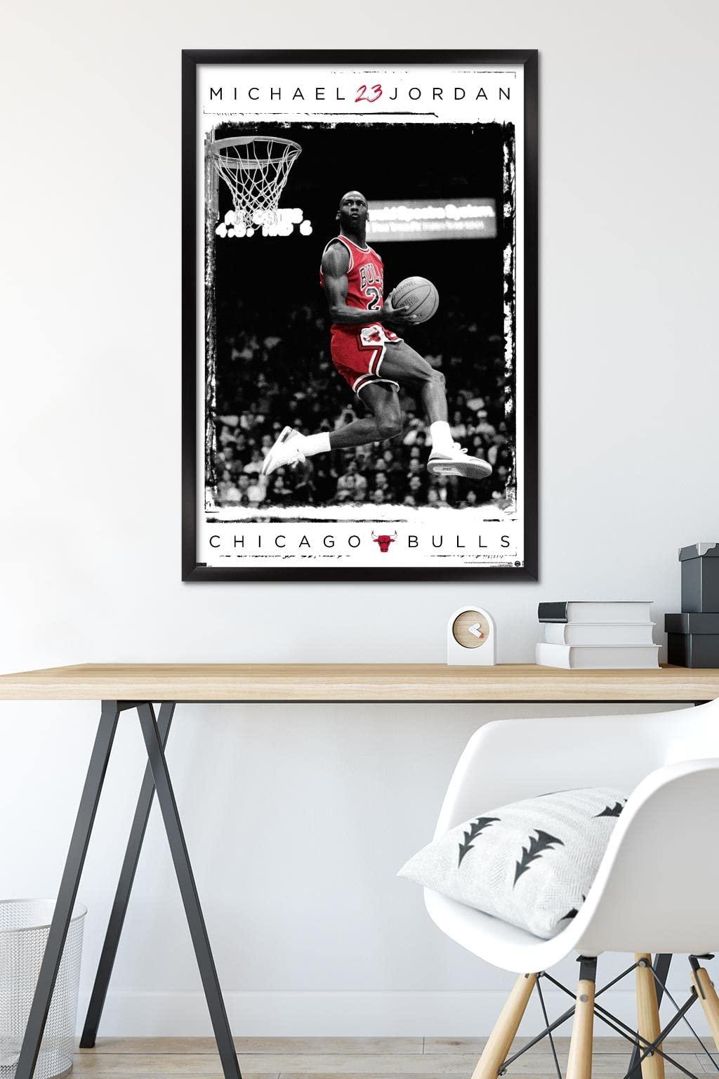 Amazon.com: Trends International Michael Jordan - Dunk Wall Poster